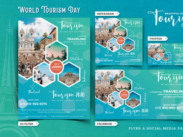 World Tourism Day Flyer & Social Media Kit-01 preview picture