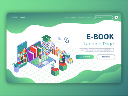 [Vol. 8] Ebook - Landing Page Illustration