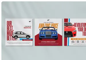 Automotive Showroom Instagram Post