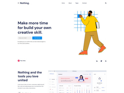 Nothing UI Kit - Templates For Website
