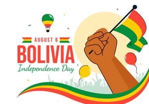 10 Bolivia Independence Day Illustration