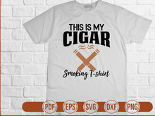 This Is My Cigar Smoking Tshirt