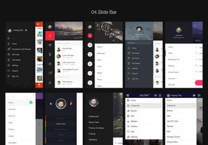 Hexagon Mobile UI Kit