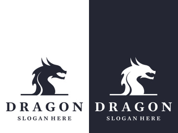 Dragon head logo design. preview picture