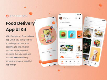 Foodstock - Food Ordering App UI Kit
