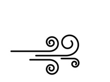 Wind vector icon design illustration