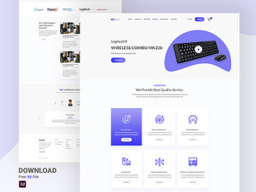Tech Product Home Page [Free Download] preview picture