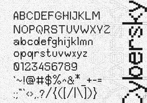 Bitroad Edgy Y2K Pixel Font