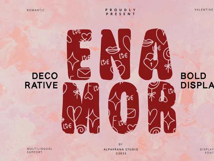 Enamor - Display Font