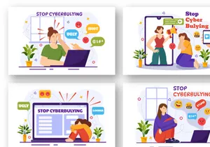 12 Stop Cyberbullying Illustration