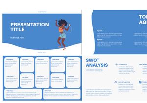Blu Presentation template