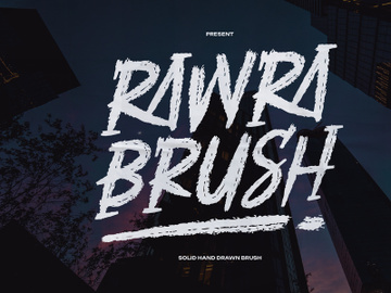 Rawra Brush | Solid Hand Drawn Brush preview picture