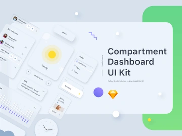 Compartment Dashboard UI Kit preview picture
