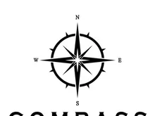 compass icon isolated on background.modern flat compass pictogram,business,marketing,internet concept.trendy simple vector symbol for websitedesign or button to mobile app.logo illustration.