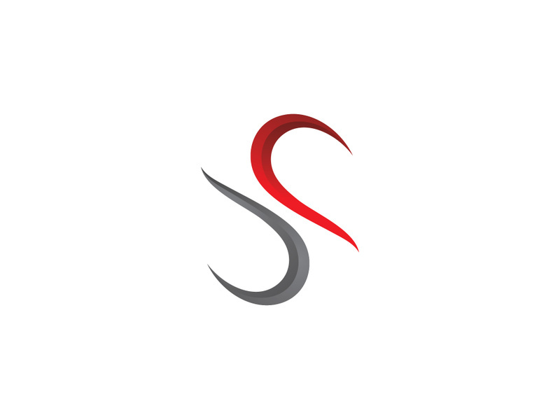 S logo vector letter template