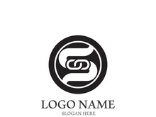 Business corporate S letter logo design vector