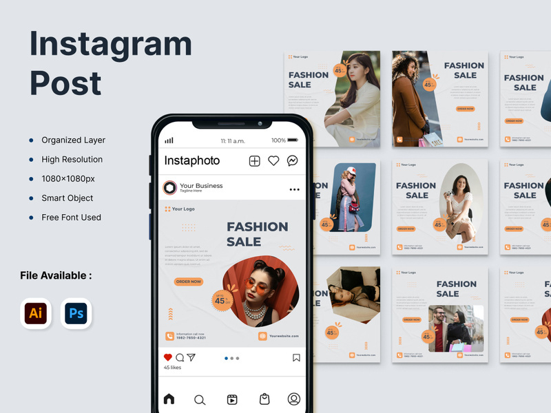 General Fashion Instagram Post Templates