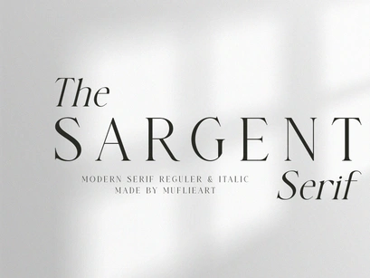 The SARGENT Serif