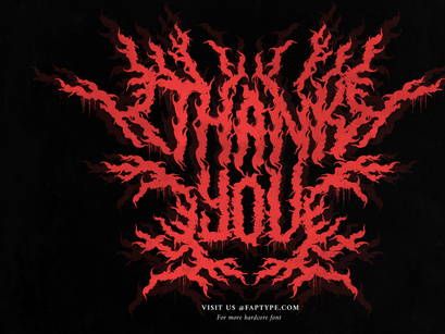 Hellfire Flames | Death Metal Font