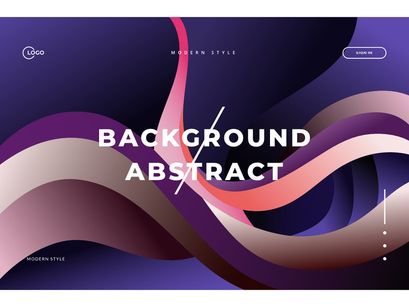 Abstract Background Dynamic Wave Colorful