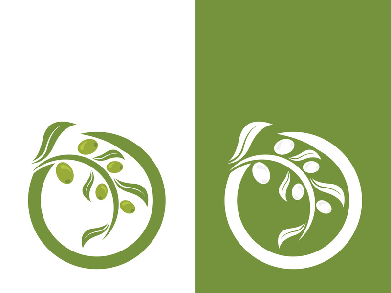 Extra virgin olive oil logo icon design vector illustration