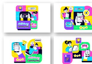 10 Mobile Gaming Community Illustration
