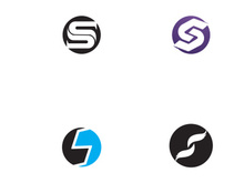 Initial letter S element abstract logo.