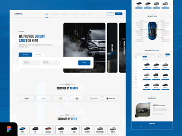 Car Rental Website Design preview picture