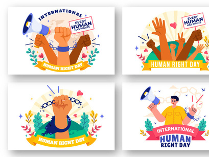 10 International Human Rights Day Illustration