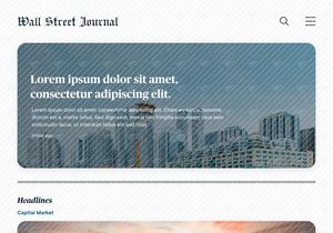 News Website Landing Page