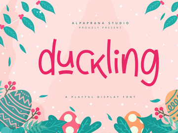 Duckling - Playful Display Font preview picture
