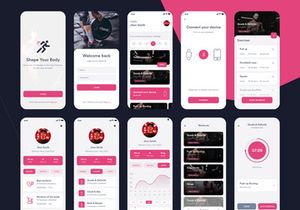 Fitness Workout App UI Kit