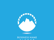 Mountain icon Logo Template Vector illustration design