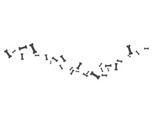 Bone icon design illustration