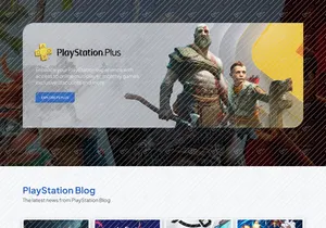 Playstation Website Redesign UI Kit for Figma - Elevate Your Gaming Experience