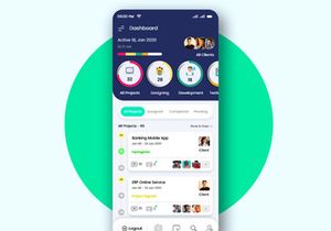 Project Management Mobile App UI Kit