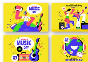 9 World Music Day Illustration