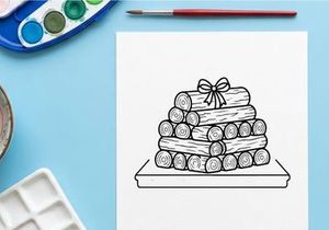 Holiday celebration background with festive elements