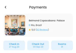 Hotel Booking App Design