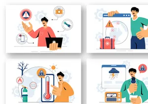 9 Emergency Disaster Preparedness Illustration