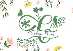Cute Spring Monogram