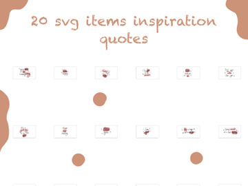 20 svg items inspiration quotes design art preview picture