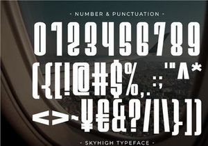 Skyhigh - Condensed Sans Serif