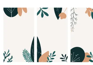 Abstract botanical background