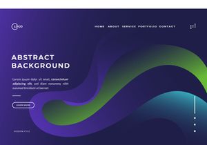 Modern Ultraviolet Color Fluid Poster Cover