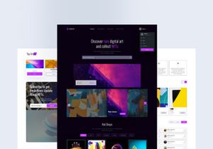 RareNFT - NFT Marketplace Landing Page UI Kit