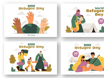 9 World Refugee Day Illustration