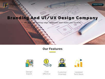 Website for UI/UX Company