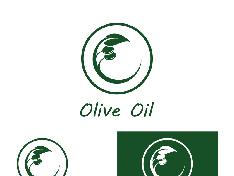 Olive fruit logo design.