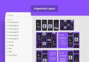 Instagram Social Media App UI Kits